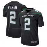 Maglia NFL Game New York Jets Zach Wilson Alternato Nero