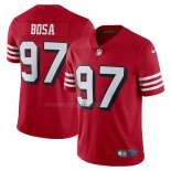Maglia NFL Limited San Francisco 49ers Nick Bosa Alternato Vapor Rosso