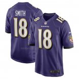 Maglia NFL Game Baltimore Ravens Roquan Smith Viola