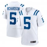 Maglia NFL Game Indianapolis Colts Anthony Richardson 2023 NFL Draft First Round Pick Bianco