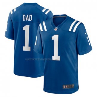 Maglia NFL Game Indianapolis Colts Number 1 Dad Blu