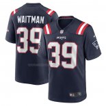 Maglia NFL Game New England Patriots Corliss Waitman 39 Blu