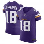 Maglia NFL Elite Minnesota Vikings Justin Jefferson Vapor F.U.S.E. Viola