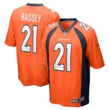 Maglia NFL Game Denver Broncos Essang Bassey 21 Arancione