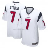 Maglia NFL Game Houston Texans C.j. Stroud 2023 NFL Draft First Round Pick Bianco