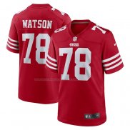 Maglia NFL Game San Francisco 49ers Leroy Watson Home Rosso