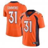 Maglia NFL Limited Denver Broncos Justin Simmons Vapor Arancione