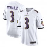 Maglia NFL Game Baltimore Ravens Odell Beckham JR. Bianco