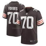 Maglia NFL Game Cleveland Browns Drew Forbes 70 Marrone
