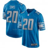 Maglia NFL Game Detroit Lions Billy Sims Retired Blu