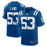 Maglia NFL Game Indianapolis Colts Isaiah Land 53 Blu