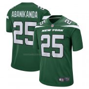 Maglia NFL Game New York Jets Israel Abanikanda Verde