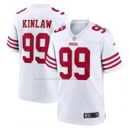 Maglia NFL Game San Francisco 49ers Javon Kinlaw Bianco
