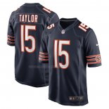 Maglia NFL Game Chicago Bears Trent Taylor Blu