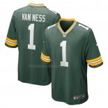 Maglia NFL Game Green Bay Packers Lukas Van Ness 2023 NFL Draft First Round Pick Verde