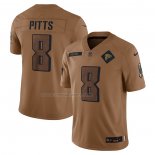 Maglia NFL Limited Atlanta Falcons Kyle Pitts 2023 Salute To Service Marrone