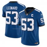 Maglia NFL Limited Indianapolis Colts Shaquille Leonard Vapor F.U.S.E. Blu2