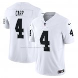 Maglia NFL Limited Las Vegas Raiders Derek Carr Vapor F.U.S.E. Bianco