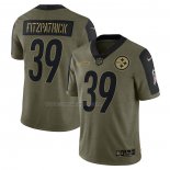 Maglia NFL Limited Pittsburgh Steelers Minkah Fitzpatrick 2021 Salute To Service Verde