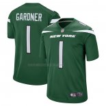 Maglia NFL Game New York Jets Ahmad Sauce Gardner 2022 NFL Draft Pick Verde