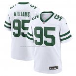 Maglia NFL Game New York Jets Quinnen Williams Bianco