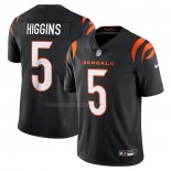 Maglia NFL Limited Cincinnati Bengals Tee Higgins Vapor Untouchable Nero