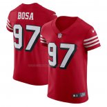 Maglia NFL Elite San Francisco 49ers Nick Bosa Alternato Vapor Rosso