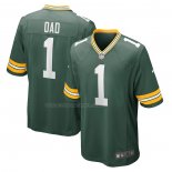 Maglia NFL Game Green Bay Packers Number 1 Dad Verde