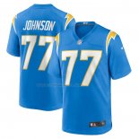 Maglia NFL Game Los Angeles Chargers Zion Johnson 2022 NFL Draft Pick Blu