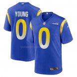 Maglia NFL Game Los Angeles Rams Byron Young Home Blu