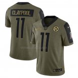 Maglia NFL Limited Pittsburgh Steelers Chase Claypool 2021 Salute To Service Verde