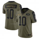 Maglia NFL Limited San Francisco 49ers Jimmy Garoppolo 2021 Salute To Service Verde