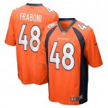 Maglia NFL Game Denver Broncos Mitchell Fraboni Arancione