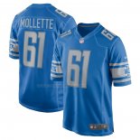 Maglia NFL Game Detroit Lions Alex Mollette Blu