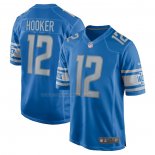 Maglia NFL Game Detroit Lions Hendon Hooker 2023 NFL Draft Pick Blu