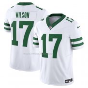 Maglia NFL Limited New York Jets Garrett Wilson Vapor F.U.S.E. Bianco