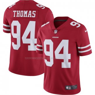 Maglia NFL Limited San Francisco 49ers Solomon Thomas Vapor Untouchable Rosso