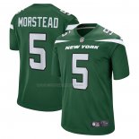 Maglia NFL Game New York Jets Thomas Morstead 5 Verde