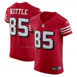 Maglia NFL Elite San Francisco 49ers George Kittle Alternato Vapor Rosso