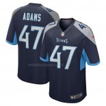 Maglia NFL Game Tennessee Titans Andrew Adams Home Blu
