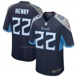 Maglia NFL Game Tennessee Titans Derrick Henry Blu