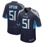Maglia NFL Game Tennessee Titans Trevis Gipson Blu