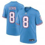 Maglia NFL Game Tennessee Titans Will Levis Throwback Blu