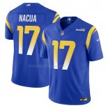 Maglia NFL Limited Los Angeles Rams Puka Nacua Vapor F.U.S.E. Blu