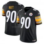Maglia NFL Limited Pittsburgh Steelers T.j. Watt Vapor F.U.S.E. Nero