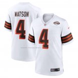 Maglia NFL Game Cleveland Browns Deshaun Watson Alternato Bianco