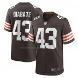 Maglia NFL Game Cleveland Browns Mohamoud Diabate Marrone