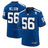 Maglia NFL Game Indianapolis Colts Quenton Nelson Indiana Nights Alternato Blu