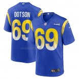 Maglia NFL Game Los Angeles Rams Kevin Dotson Blu
