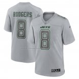 Maglia NFL Game New York Jets Aaron Rodgers Grigio